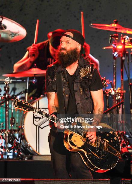 Tim Armstrong of Rancid performs at Band Together Bay Area: A Benefit Concert for North Bay Fire Relief at AT&T Park on November 9, 2017 in San...