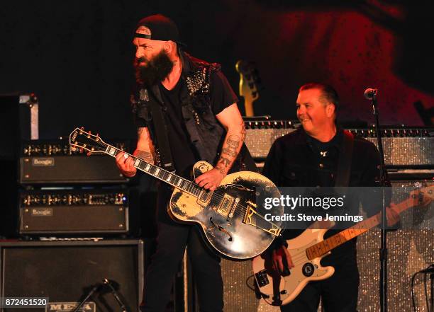 Tim Armstrong of Rancid performs at Band Together Bay Area: A Benefit Concert for North Bay Fire Relief at AT&T Park on November 9, 2017 in San...