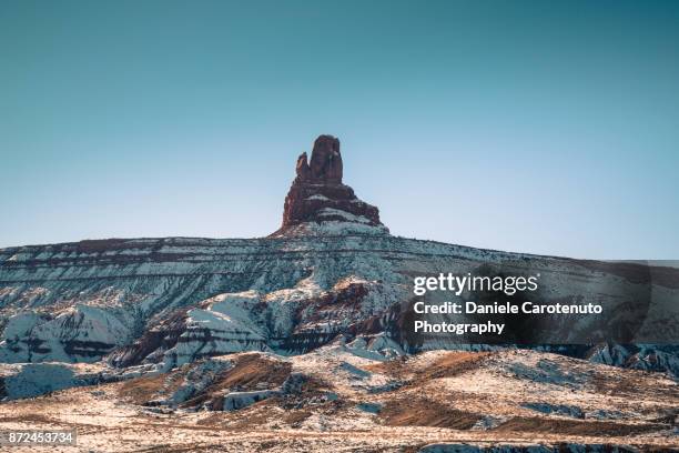 snow in kayenta - kayenta region stock pictures, royalty-free photos & images