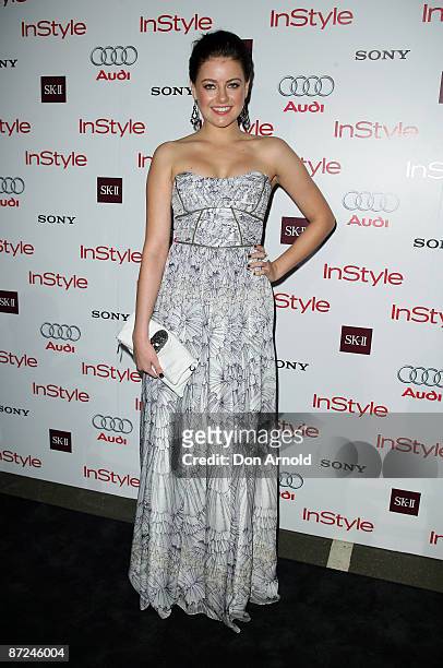April Rose Pengilly arrives for the InStyle Women of Style Awards at the Australian Technology Park on May 12, 2009 in Sydney, Australia.