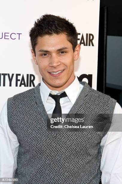 Actor Alex Meraz arrives at the "American Character: A Photographic Journey" Exhibition Opening Celebration at Ace Gallery on May 14, 2009 in Beverly...