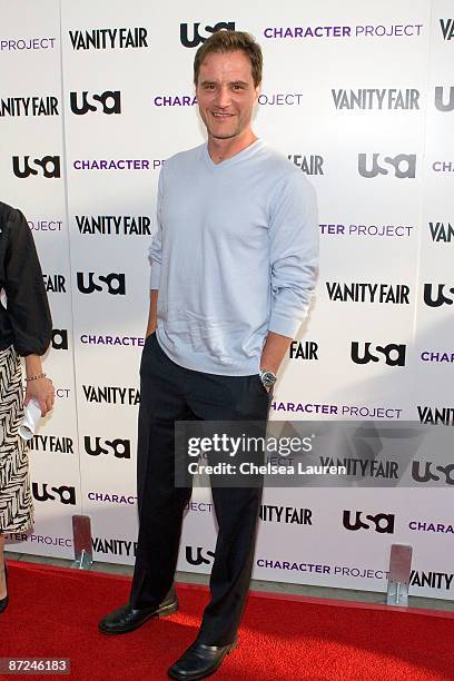 Actor Tim Dekay arrives at the "American Character: A Photographic Journey" Exhibition Opening Celebration at Ace Gallery on May 14, 2009 in Beverly...