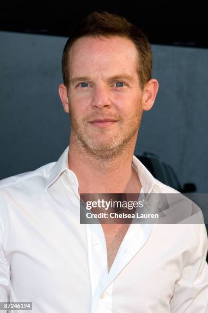 Actor Jason Gray-Stanford arrives at the "American Character: A Photographic Journey" Exhibition Opening Celebration at Ace Gallery on May 14, 2009...