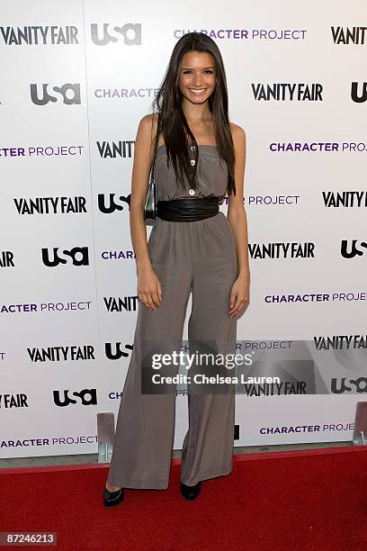 Actress Alice Greczyn arrives at the "American Character: A Photographic Journey" Exhibition Opening Celebration at Ace Gallery on May 14, 2009 in...