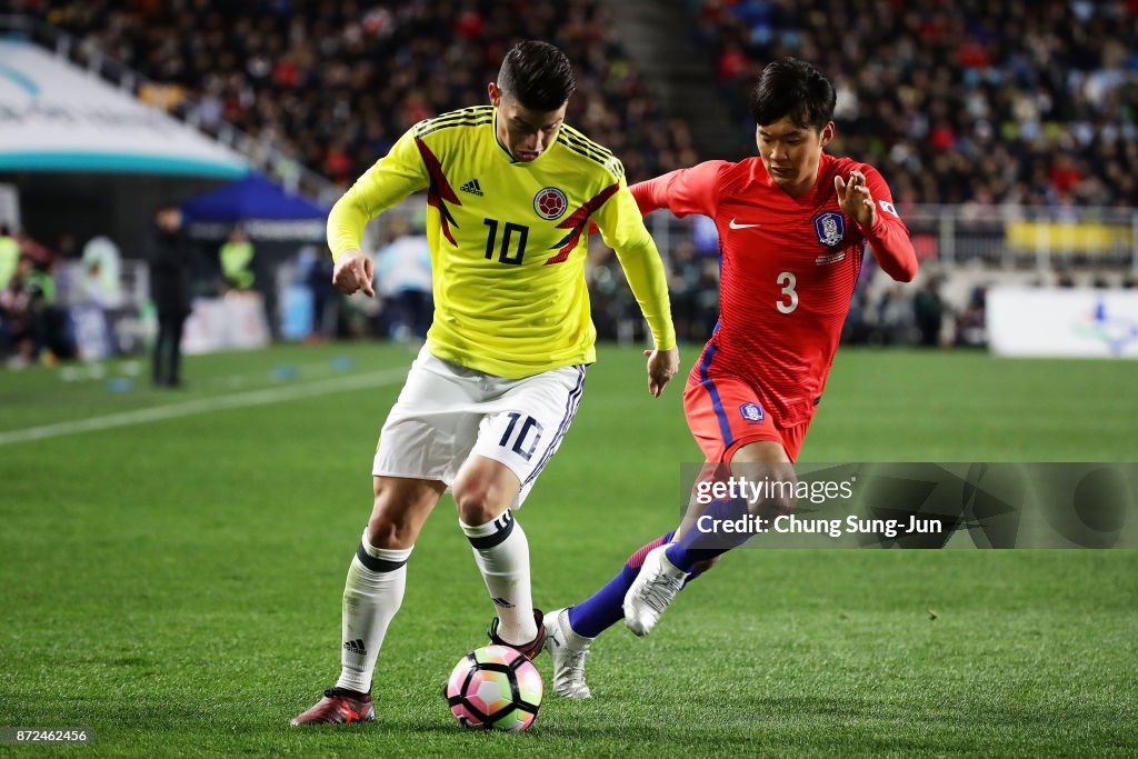 South Korea v Colombia - International Friendly