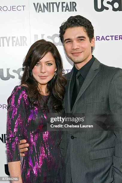 Actors Lynn Collins and Steven Strait arrive at the "American Character: A Photographic Journey" Exhibition Opening Celebration at Ace Gallery on May...
