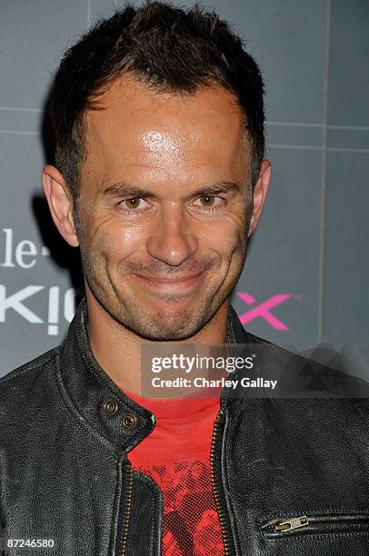 Actor Greg Ellis arrives at the T-Mobile Sidekick LX launch event at Paramount Studios on May 14, 2009 in Hollywood, California.