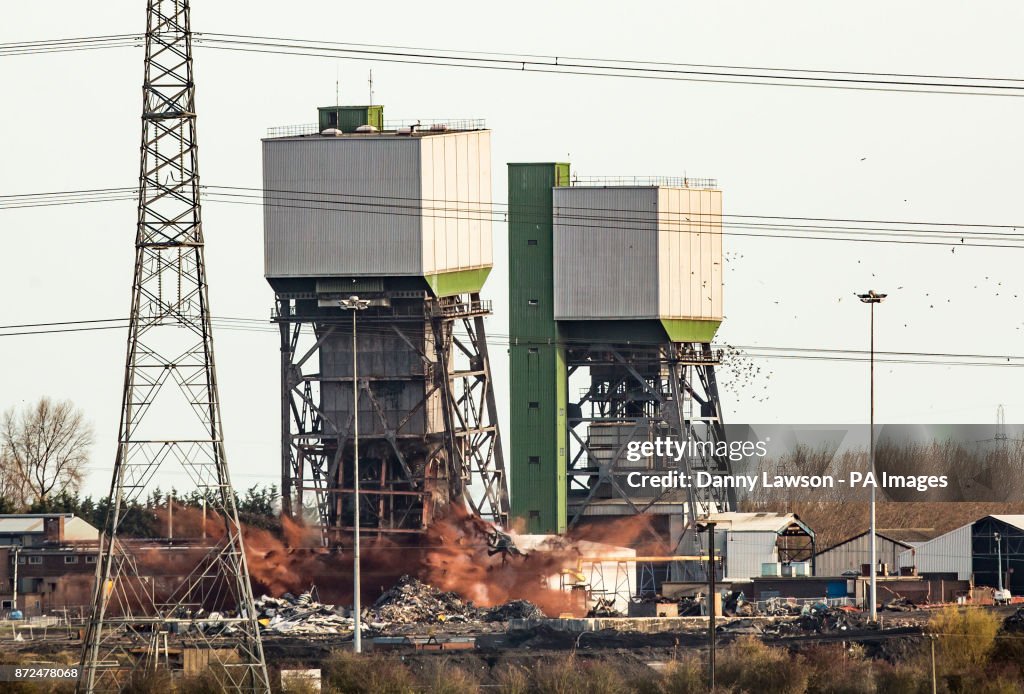 Kellingley Colliery demolition