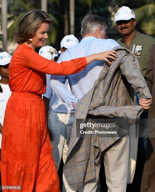 - Visite d'état du Roi Philippe et de la Reine Mathilde des Belges en Inde - Staatsbezoek van Koning Filip en Koningin Mathilde aan India * Visit of...