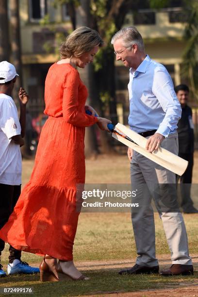 - Visite d'état du Roi Philippe et de la Reine Mathilde des Belges en Inde - Staatsbezoek van Koning Filip en Koningin Mathilde aan India * Visit of...