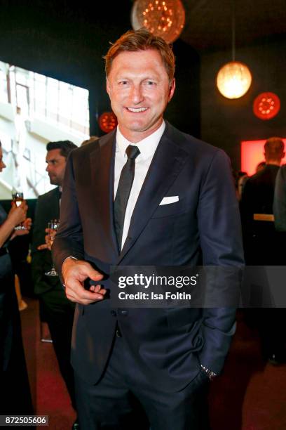 German soccer trainer Ralph Hasenhuettl attends the GQ Men of the year Award 2017 after show party at Komische Oper on November 9, 2017 in Berlin,...