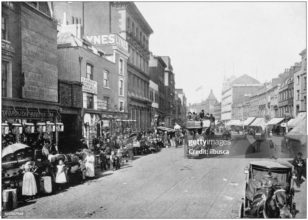Antique photograph of London: Shoreditch