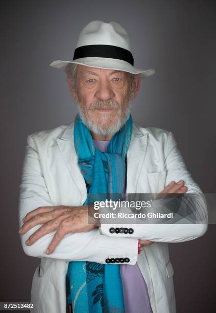 Actor Ian McKellen poses for a portrait during the 12th Rome Film Festival on November, 2017 in Rome, Italy. .