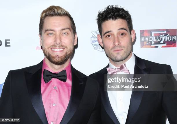 Singer Lance Bass and Actor Michael Turchin attends the 2nd annual Vanderpump Dog Foundation Gala at Taglyan Cultural Complex on November 9, 2017 in...