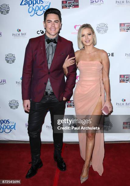 Reality TV Personalities Tom Sandoval and Ariana Madix attend the 2nd annual Vanderpump Dog Foundation Gala at Taglyan Cultural Complex on November...