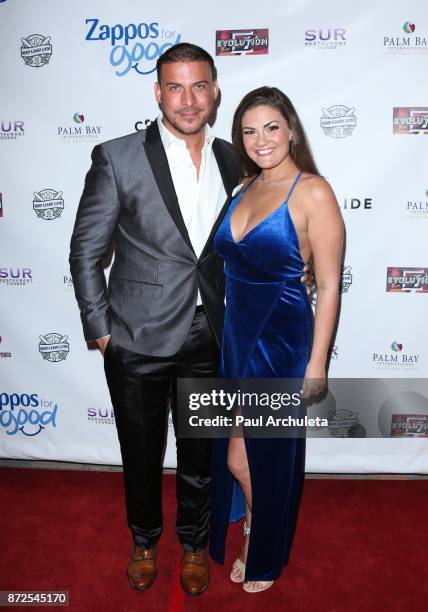 Reality TV Personalities Jax Taylor and Brittany Cartwright attend the 2nd annual Vanderpump Dog Foundation Gala at Taglyan Cultural Complex on...