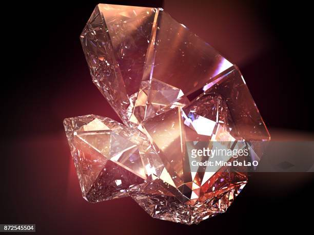 starg_red - diamond gemstone stock pictures, royalty-free photos & images