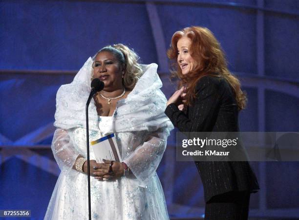 Aretha Franklin and Bonnie Raitt