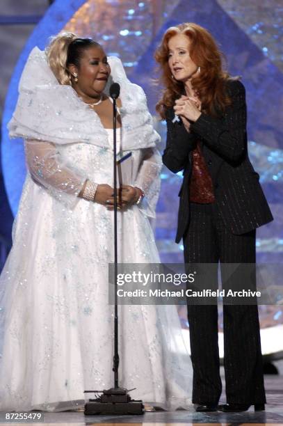 Aretha Franklin and Bonnie Raitt