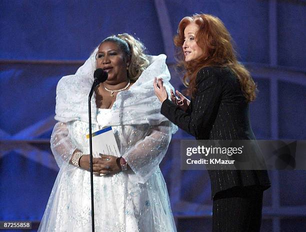 Aretha Franklin and Bonnie Raitt