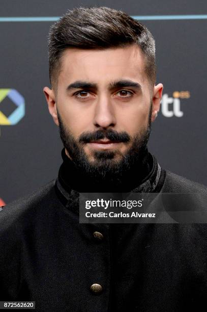 Rayden attends 'Los 40 Music Awards' photocall at WiZink Center on November 10, 2017 in Madrid, Spain.