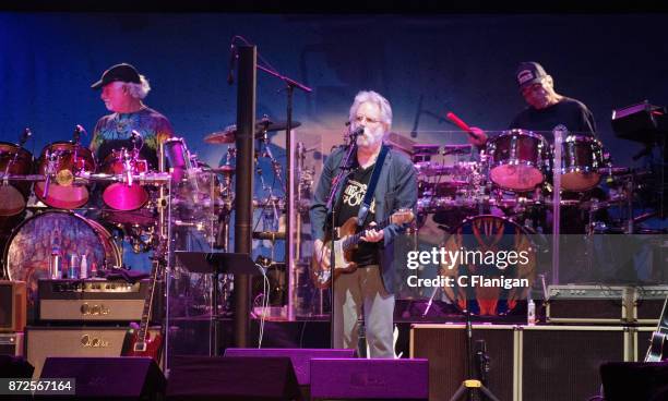 Bill Kreutzmann, Bob Weir and Mickey Hart of Dead and Company perform during the Band Together Bay Area Benefit Concert at AT&T Park on November 9,...