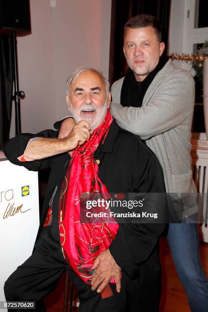 Udo Walz and his husband Carsten Thamm-Walz attend the 'Esmara by Heidi Klum' New Collection Presentation on November 10, 2017 in Rietz-Neuendorf...