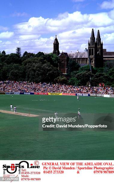 UNITED KINGDOM GENERAL VIEW OF THE ADELAIDE OVAL.