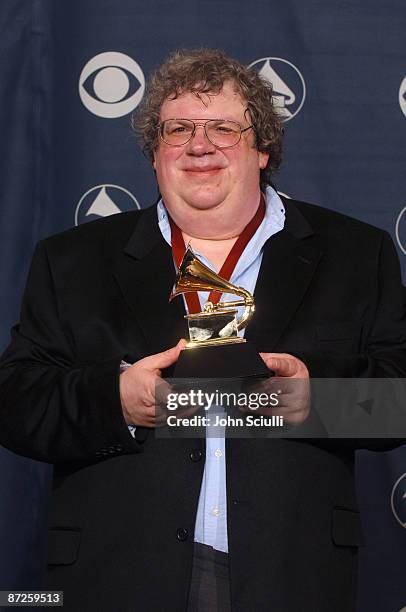 Mike Guzauski, winner of Best Engineered Album, Non-Classical, for "Back Home" by Eric Clapton