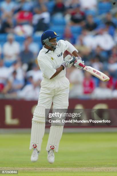 Cricket: 3rd test England v India at Headingley, Leeds 1st day SANJAY BANGAR / INDIA