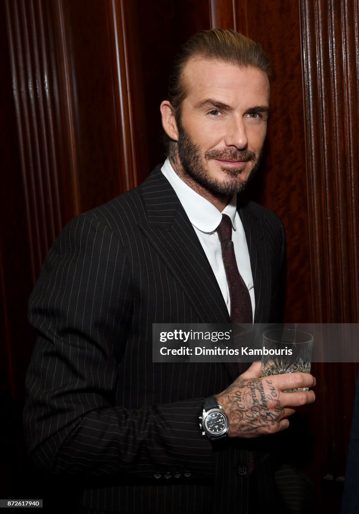 Swiss Watch Brand, TUDOR, Celebrates New Ambassador David Beckham At The Clocktower In New York City