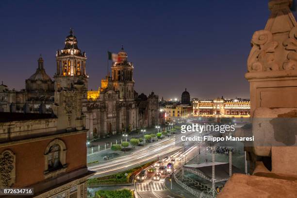 discovering mexico - mexico city night stock pictures, royalty-free photos & images