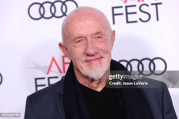 Actor Jonathan Banks attends the 2017 AFI Fest opening night gala screening of "Mudbound" at TCL Chinese Theatre on November 9, 2017 in Hollywood,...