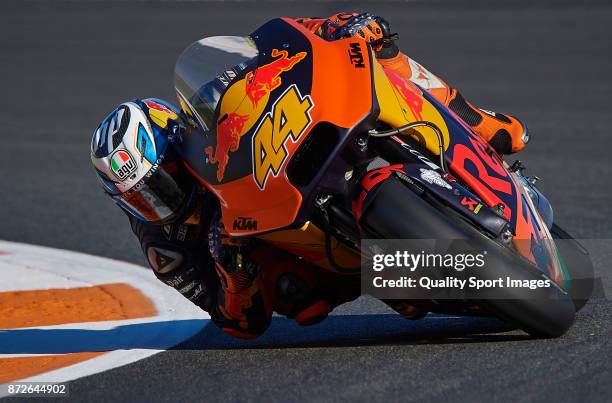 Pol Espargaro of Spain and Red Bull Ktm Factory Racing rides during the MotoGP of Valencia - Previews at Comunitat Valenciana Ricardo Tormo Circuit...