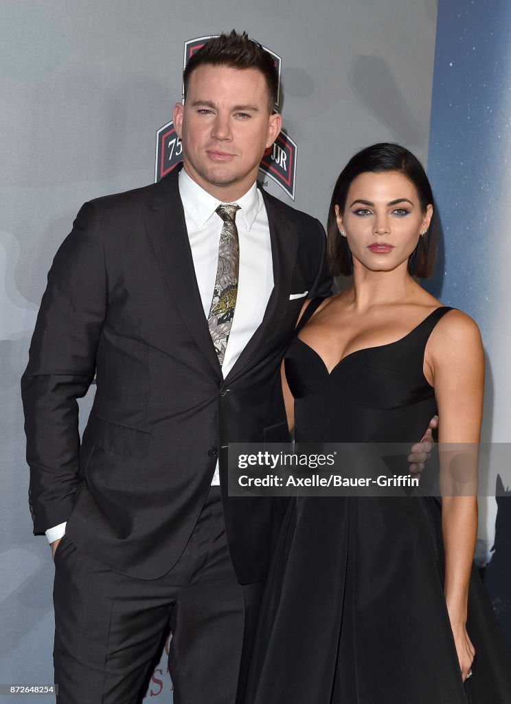 Actors Channing Tatum and Jenna Dewan Tatum arrive at the premiere of