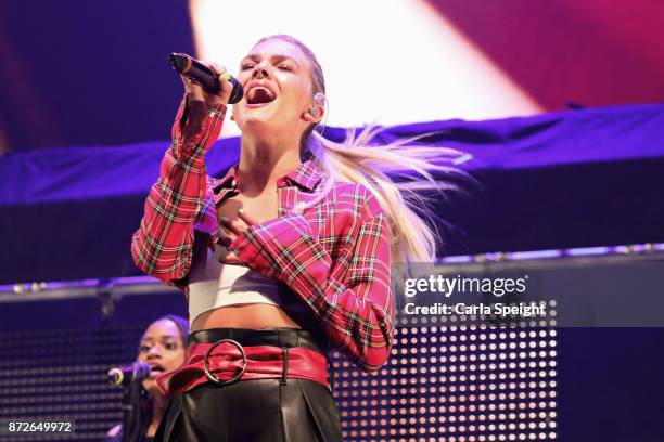 Louisa Johnson performs during Radio City Live held at Echo Arena on November 10, 2017 in Liverpool, England.