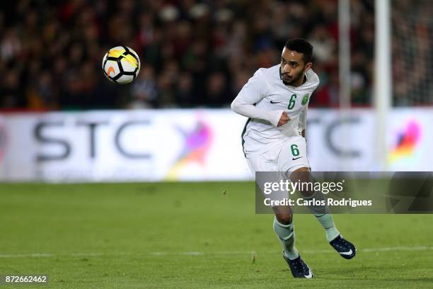 Saudi Arabia defender Mohammed Al Burayk during the match between Portugal and Saudi Arabia InternationalFriendly at Estadio do Fontelo, on November...