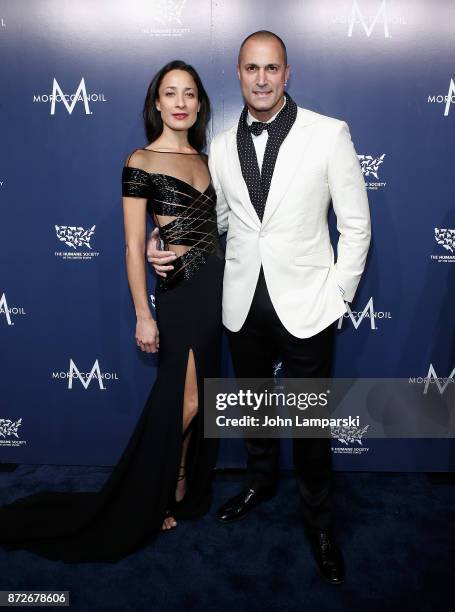 Cristen Barker and Nigel Barker attend 2017 Humane Society of The United States to the Rescue! New York Gala at Cipriani 42nd Street on November 10,...