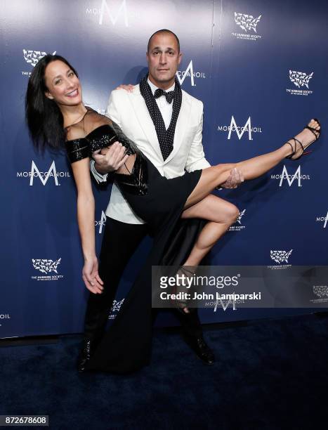 Cristen Barker and Nigel Barker attend 2017 Humane Society of The United States to the Rescue! New York Gala at Cipriani 42nd Street on November 10,...