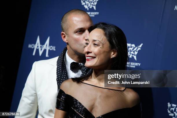 Cristen Barker and Nigel Barker attend 2017 Humane Society of The United States to the Rescue! New York Gala at Cipriani 42nd Street on November 10,...