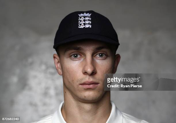 Tom Curran of England poses during the 2017/18 England Ashes Squad portrait session at the Adelaide Oval on November 11, 2017 in Adelaide, Australia.
