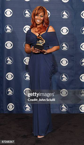 Yolanda Adams, winner of Best Gospel Song for "Be Blessed"