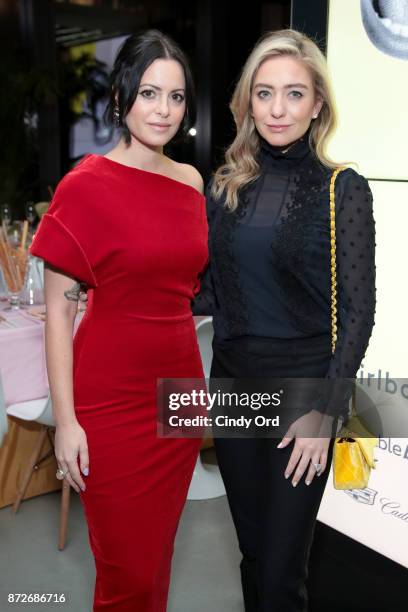 Girlboss Founder & CEO Sophia Amoruso and Bumble Founder & CEO Whitney Wolfe attend The Girlboss Founders' Dinner Hosted by Girlboss and Bumble Bizz...