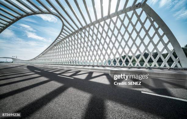 new bridge of wenyu river - arch bridge stock pictures, royalty-free photos & images