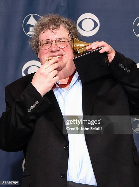 Mike Guzauski, winner of Best Engineered Album, Non-Classical, for "Back Home" by Eric Clapton