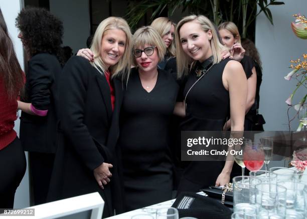 Angel Investor Sara Christensen, L'Oreal VP Innovation Rachel Weiss, and Picture Motion Founder & CEO Christie Marchese attend The Girlboss Founders'...