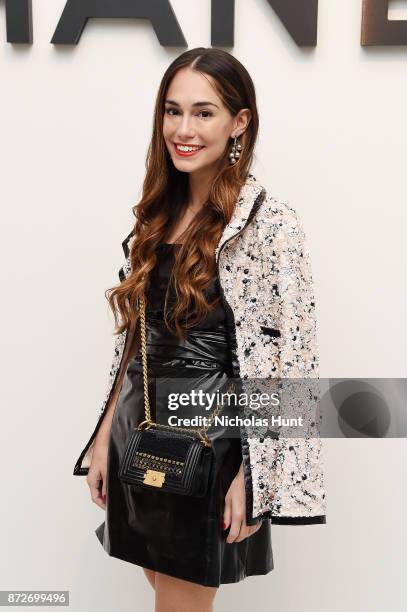 Founder of The Wing Audrey Gelman attends as CHANEL celebrates the launch of the Coco Club, a Boy-Friend Watch event at The Wing Soho on November 10,...