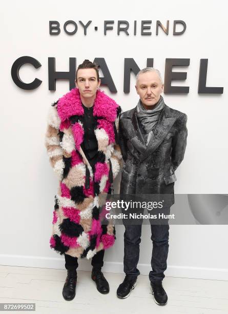 Musician Ian Mellencamp and Enrico Marone Cinzano attend as CHANEL celebrates the launch of the Coco Club, a Boy-Friend Watch event at The Wing Soho...