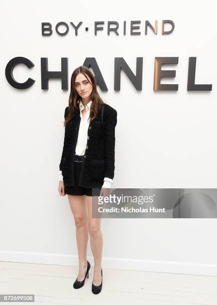 Amanda Googe attends as CHANEL celebrates the launch of the Coco Club, a Boy-Friend Watch event at The Wing Soho on November 10, 2017 in New York...