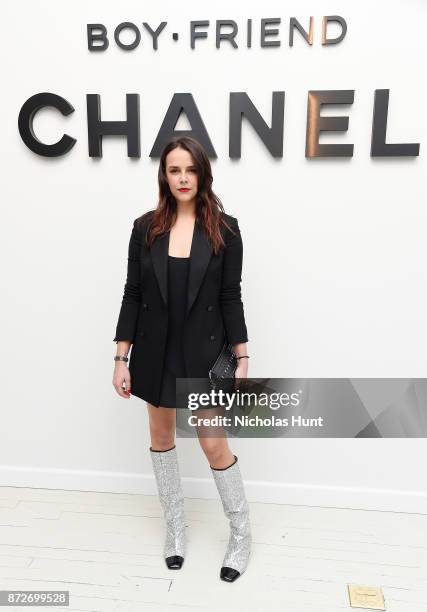 Audrey Gelman of The Wing attends as CHANEL celebrates the launch of the Coco Club, a Boy-Friend Watch event at The Wing Soho on November 10, 2017 in...